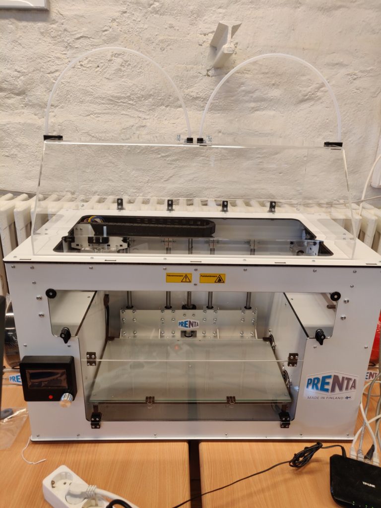 Saimme tänään käyttöömme kotimaisen Prenta 3D-tulostimen. On hienoa että voimme …