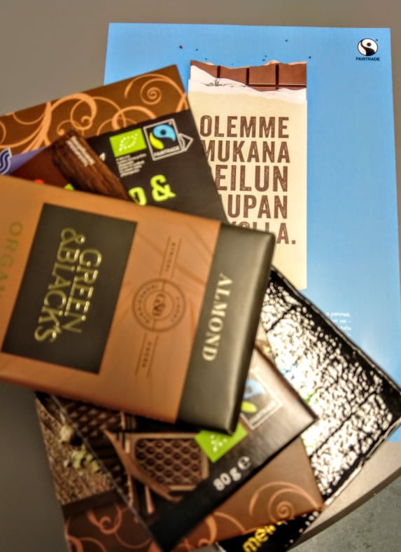 Kuluva viikko on Reilun kaupan viikko, sen kunniaksi meillä oli tavallista makea…