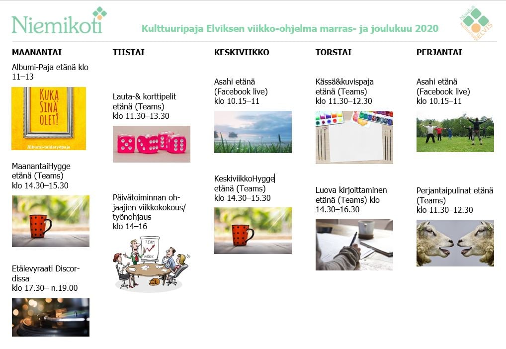 Pääkaupunkiseudun koronakoordinaatioryhmän suositusten mukaisesti Niemikotisääti...