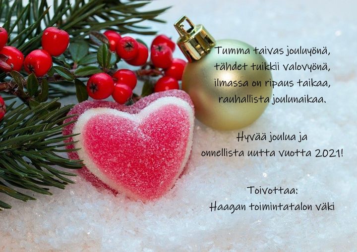 Haagan toimintatalolla on henkilökuntaa etäyhteyksien päässä heti maanantaista 2...