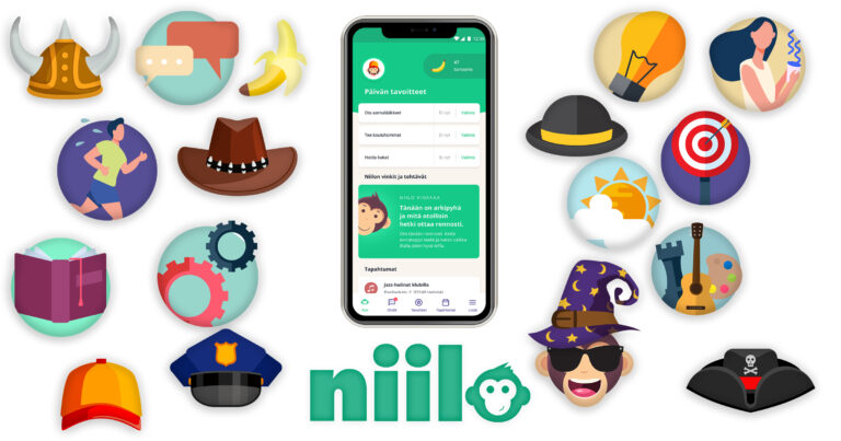 Niilo-sovellus on toipujilta toipujille