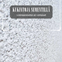 Kukintoja sementillä -kirjan kansi