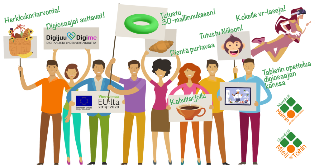 Digirieha Malmilla kuvituskuva