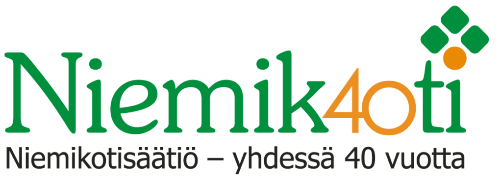 Niemikotisäätiön juhlalogo