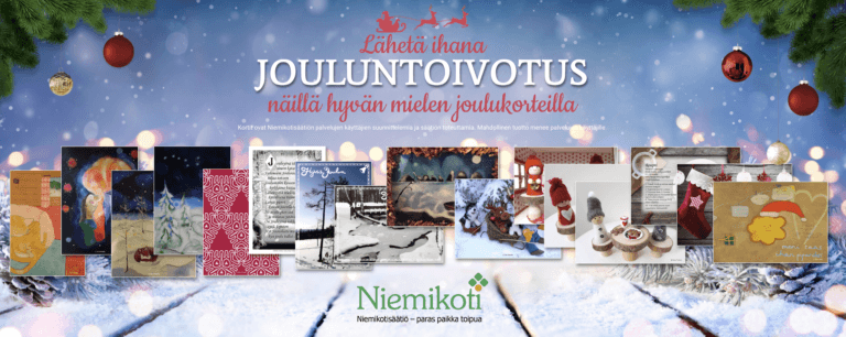 Jo joutui armas joulukorttien aika!