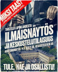 Ilmaisnäytös ja keskustelutilaisuus ma 14.9. klo 17.30 alkaen: Taistelu Lapinlahdesta – tule ja osallistu taisteluun!