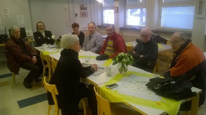 Niemikotisäätiön ikääntyvien Olohuone-ryhmä kokoontuu maanantaisin klo 13 Haagas…