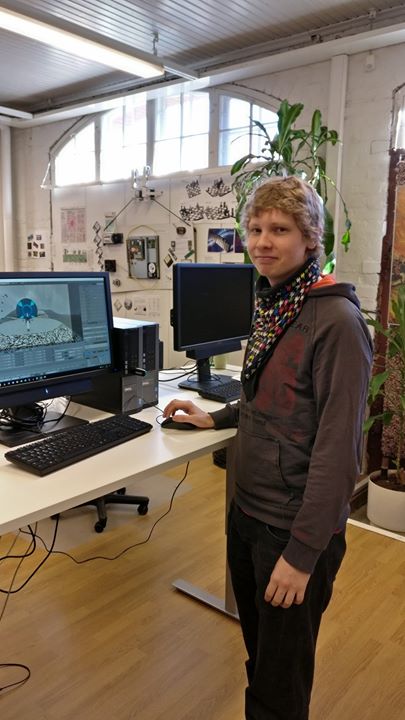 Lahjakas Samu Kauppi innostui viime syksynä tekemään Blender-ohjelmalla tietokon…