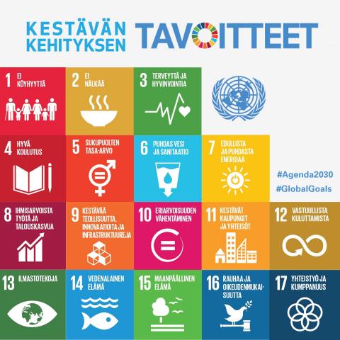 Kestävän kehityksen tavoitteet – Agenda 2030 | YK-liitto.fi