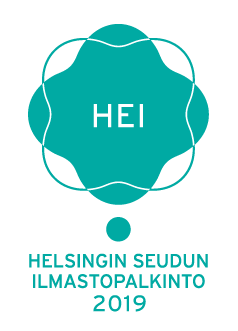 Helsingin seudun ilmastopalkinto 2019 -logo