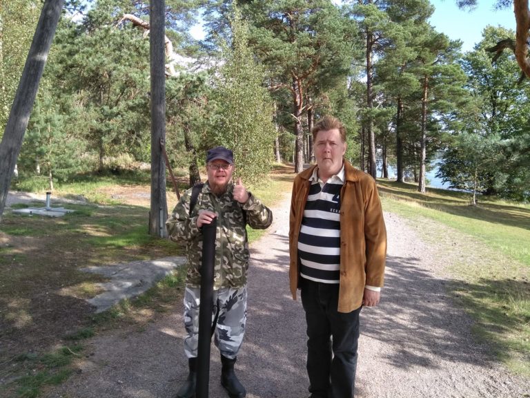Terveisiä Mustikkamaalta!
