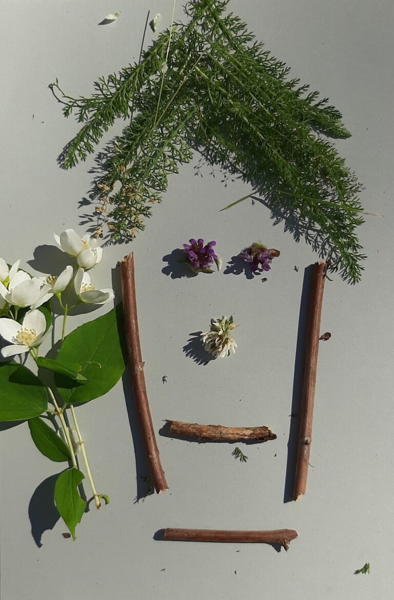 Villa Borgiksen luontotaidetta. #natureart